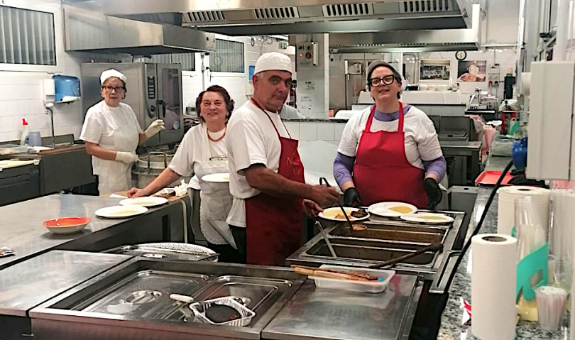 La cena della polentissima alla Pro Loco di Giardinetto